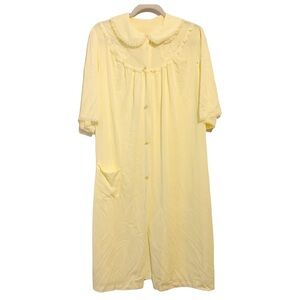 Vintage Nancy King Nylon Nightgown/house coat – Size Large – 1970s